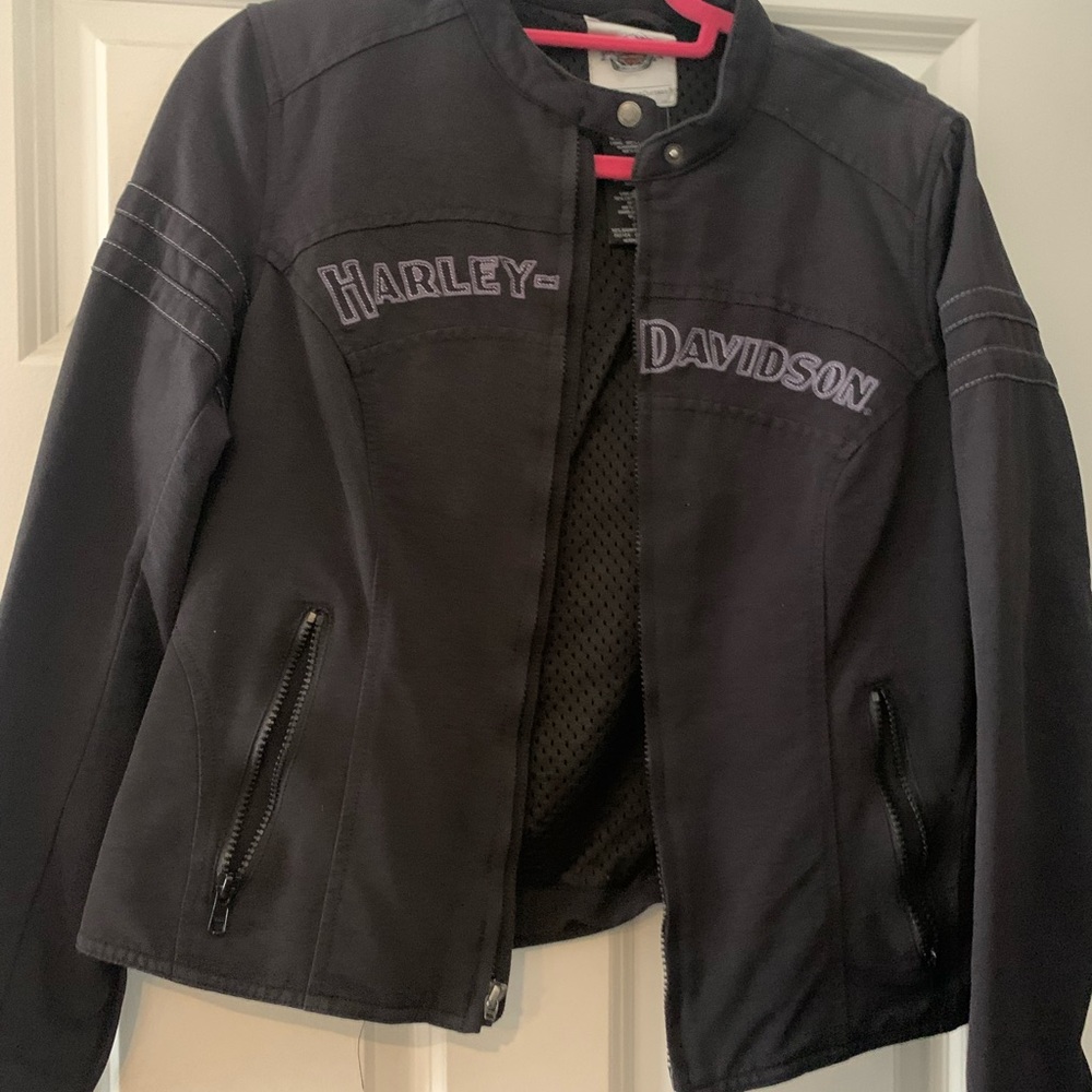 Womens Harley Davidson Motorcycle Jacket🏍️🏍️🏍️🏍️ - Picture 7 of 8